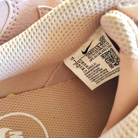 Nike Court Vision Alta womens sneakers pink oxford size 7 - Picture 10 of 10